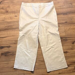 Bagatelle Collection Beige Pleather Pants